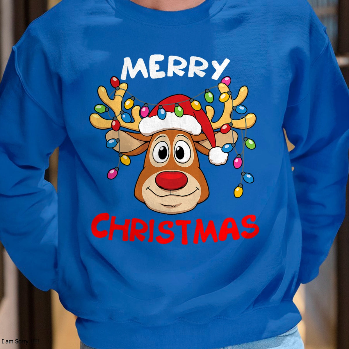 Merry Christmas Reindeer Xmas Family Men Women T-Shirt - Christmas Unisex T-Shirt/Hoodie/Sweatshirt - SNOW00