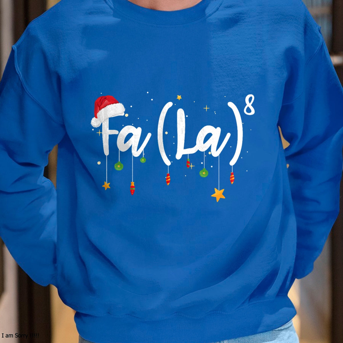 FA (LA)8 Funny Christmas Santa Fa La Math T-Shirt - Christmas Unisex T-Shirt/Hoodie/Sweatshirt - SNOW00