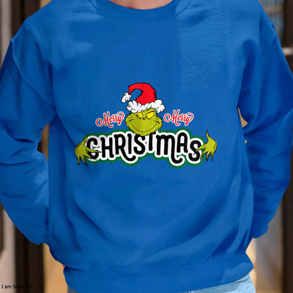 Dr. Seuss Grinch Hugs Christmas Short Sleeve T-shirt - Christmas Unisex T-Shirt/Hoodie/Sweatshirt - SNOW00
