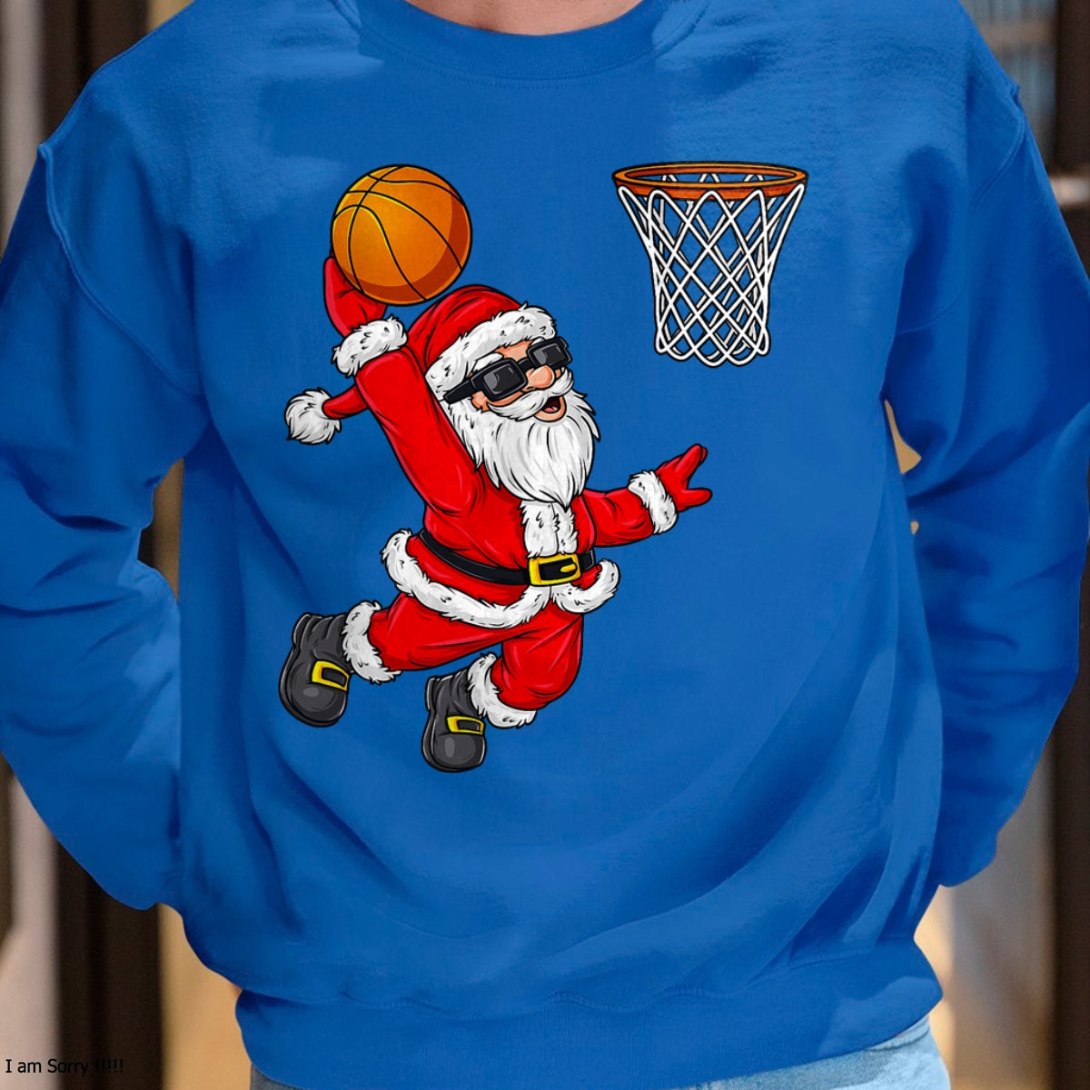 Christmas Santa Claus Dunking A Basketball Boys Kids Xmas T-Shirt - Christmas Unisex T-Shirt/Hoodie/Sweatshirt - SNOW00