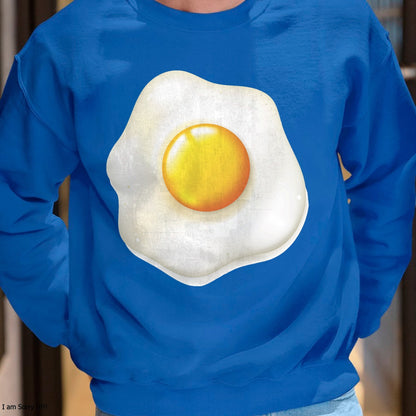 Egg Costume T-Shirt Funny Christmas  Halloween Egg Shirt T-Shirt - Christmas Unisex T-Shirt/Hoodie/Sweatshirt - SNOW00