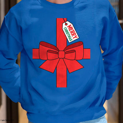 Funny DIY Christmas Present Costume T-Shirt - Christmas Unisex T-Shirt/Hoodie/Sweatshirt - SNOW00