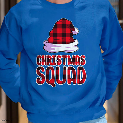 Christmas Squad Family Group Matching Christmas Party Pajama T-Shirt - Christmas Unisex T-Shirt/Hoodie/Sweatshirt - SNOW00