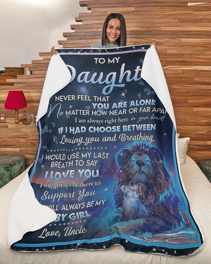 Special Gift For Your Daughter Blanket - From Uncle