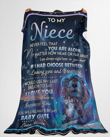 Special Gift For Your Niece Blanket - From Uncle