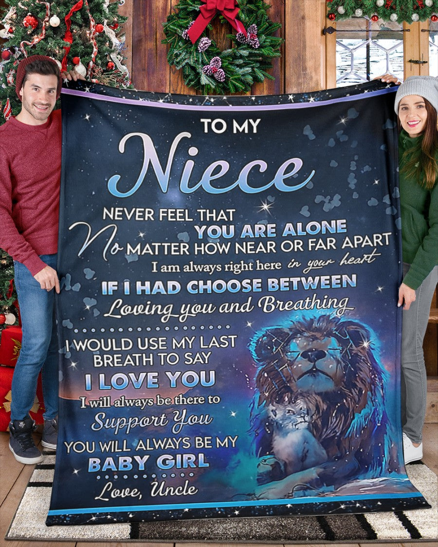 Special Gift For Your Niece Blanket - From Uncle