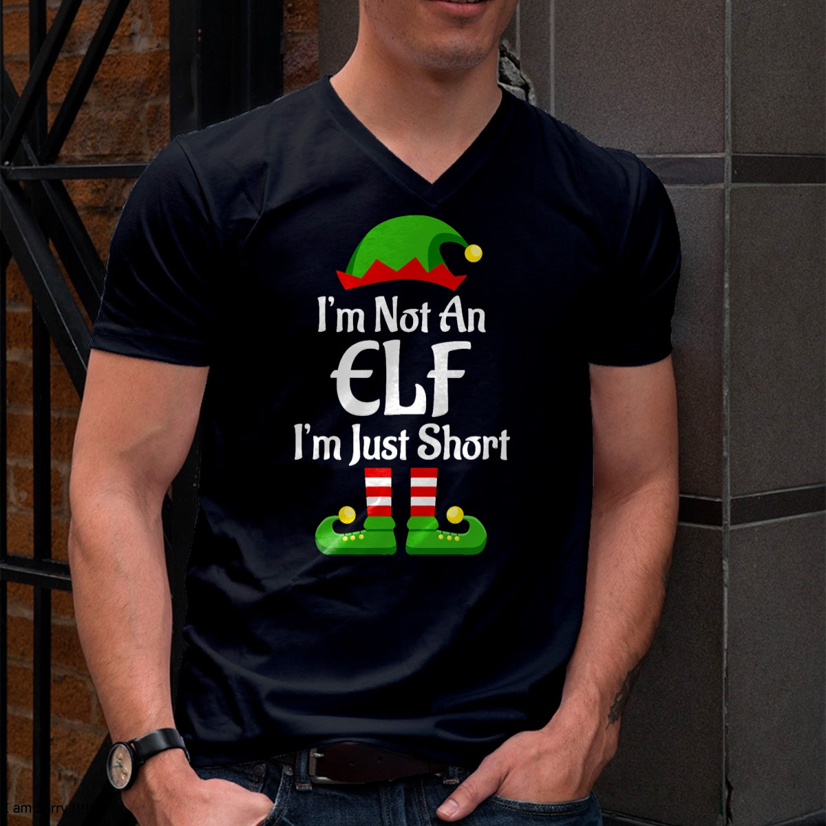 Im Not An Elf Family Christmas Pjs Matching Men Women Kids T-Shirt - Christmas Unisex T-Shirt/Hoodie/Sweatshirt - SNOW00