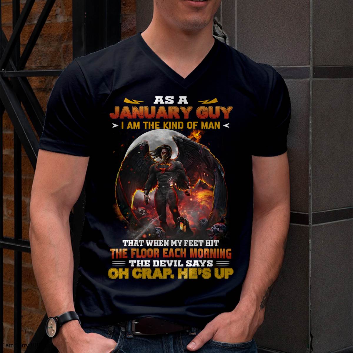 JANUARY, THE DEVIL SAYS OH CRAP, HE’S UP SNOW MALE01 (SKU26T-01249-01)