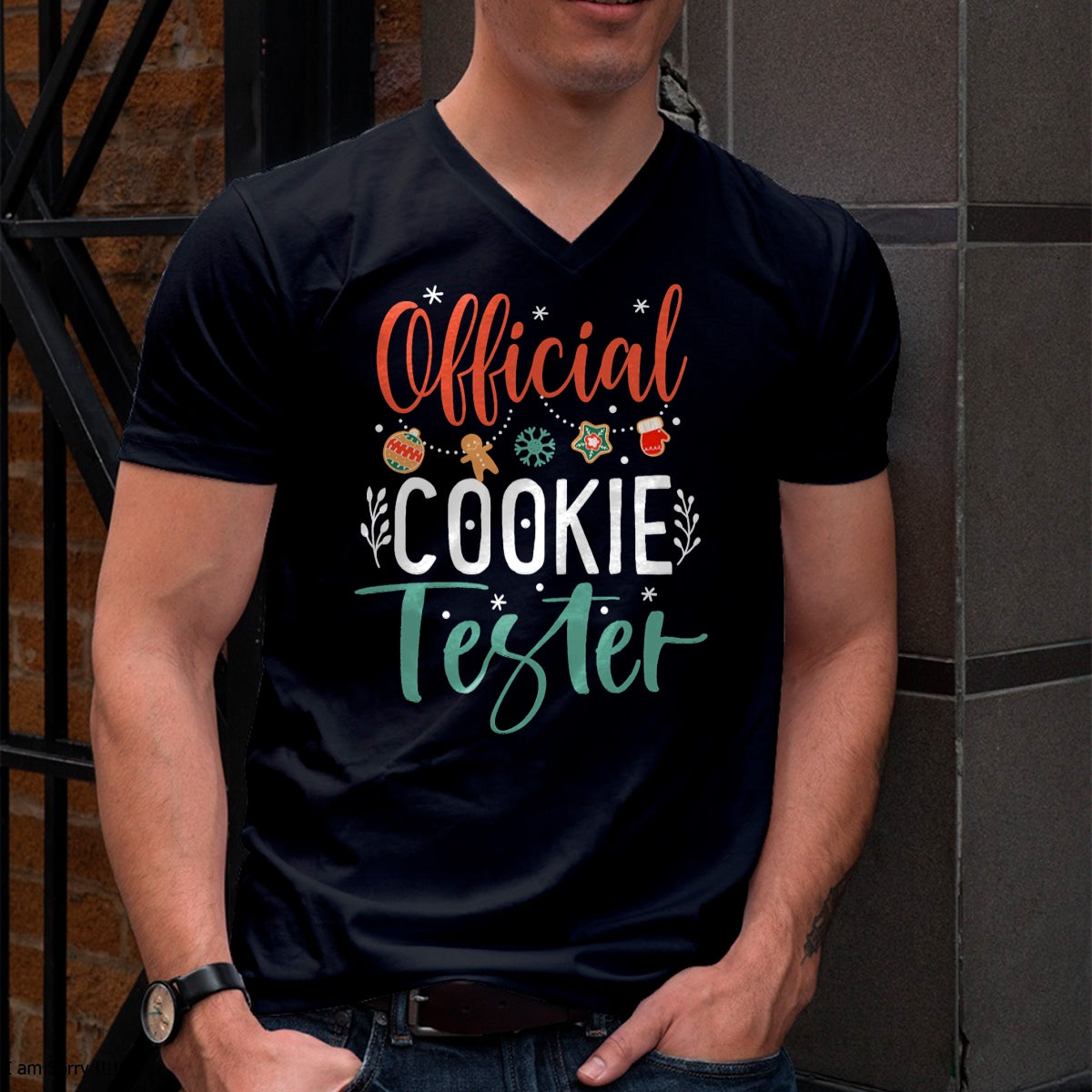 Official Cookie Tester Funny Christmas Couples Matching T-Shirt - Christmas Unisex T-Shirt/Hoodie/Sweatshirt - SNOW00