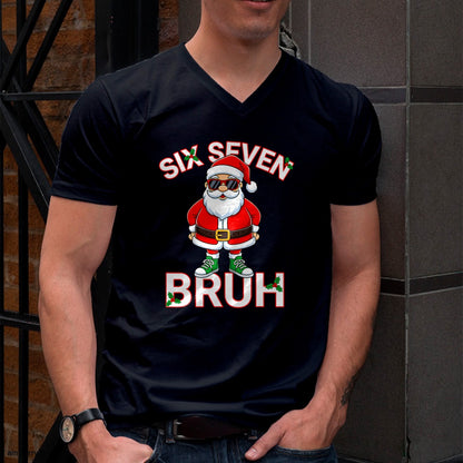 Funny 67 Six Seven Christmas Bruh Santa T-Shirt - Christmas Unisex T-Shirt/Hoodie/Sweatshirt - SNOW00 (SKU-T-CHRISTMAS-1911A)