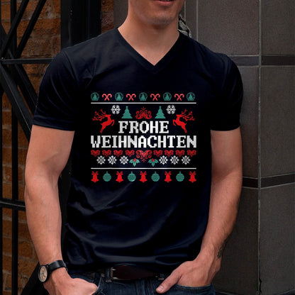 Frohe Weihnachten German Merry Christmas Holidays Germany T-Shirt - Christmas Unisex T-Shirt/Hoodie/Sweatshirt - SNOW00