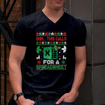 Oh this calls for a Spreadsheet Christmas sweater Excel Sweatshirt - Christmas Unisex T-Shirt/Hoodie/Sweatshirt - SNOW00