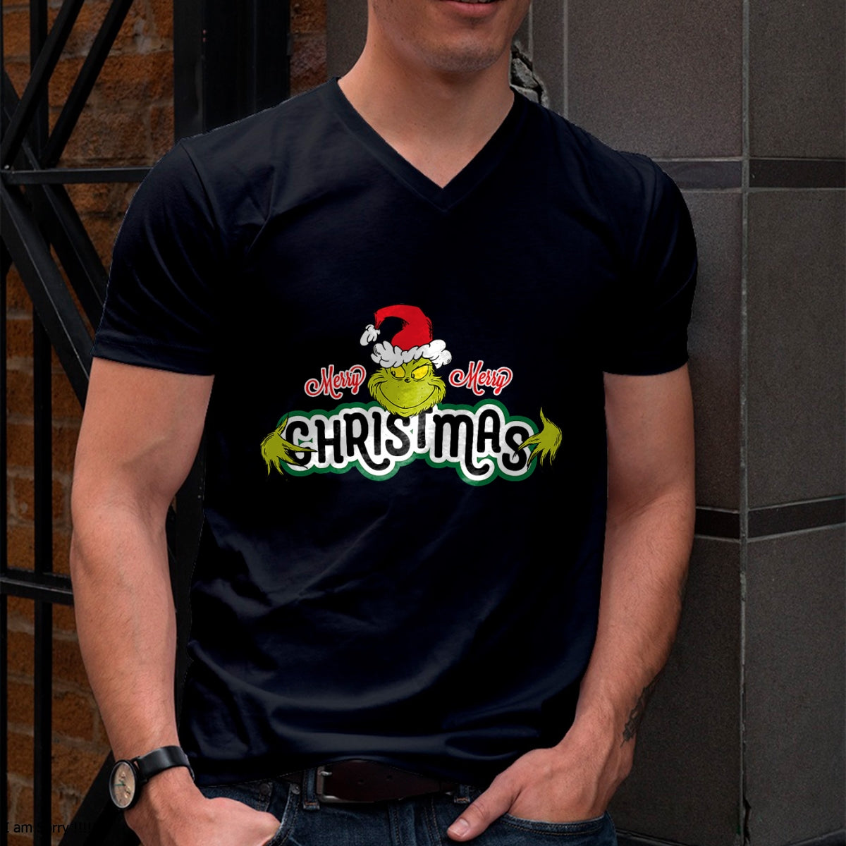 Dr. Seuss Grinch Hugs Christmas Short Sleeve T-shirt - Christmas Unisex T-Shirt/Hoodie/Sweatshirt - SNOW00