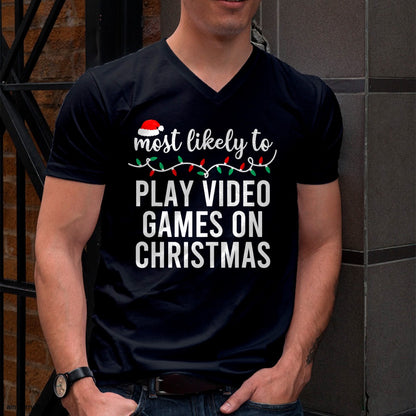Most Likely To Christmas Matching Family Pajamas Funny T-Shirt - Christmas Unisex T-Shirt/Hoodie/Sweatshirt - SNOW00