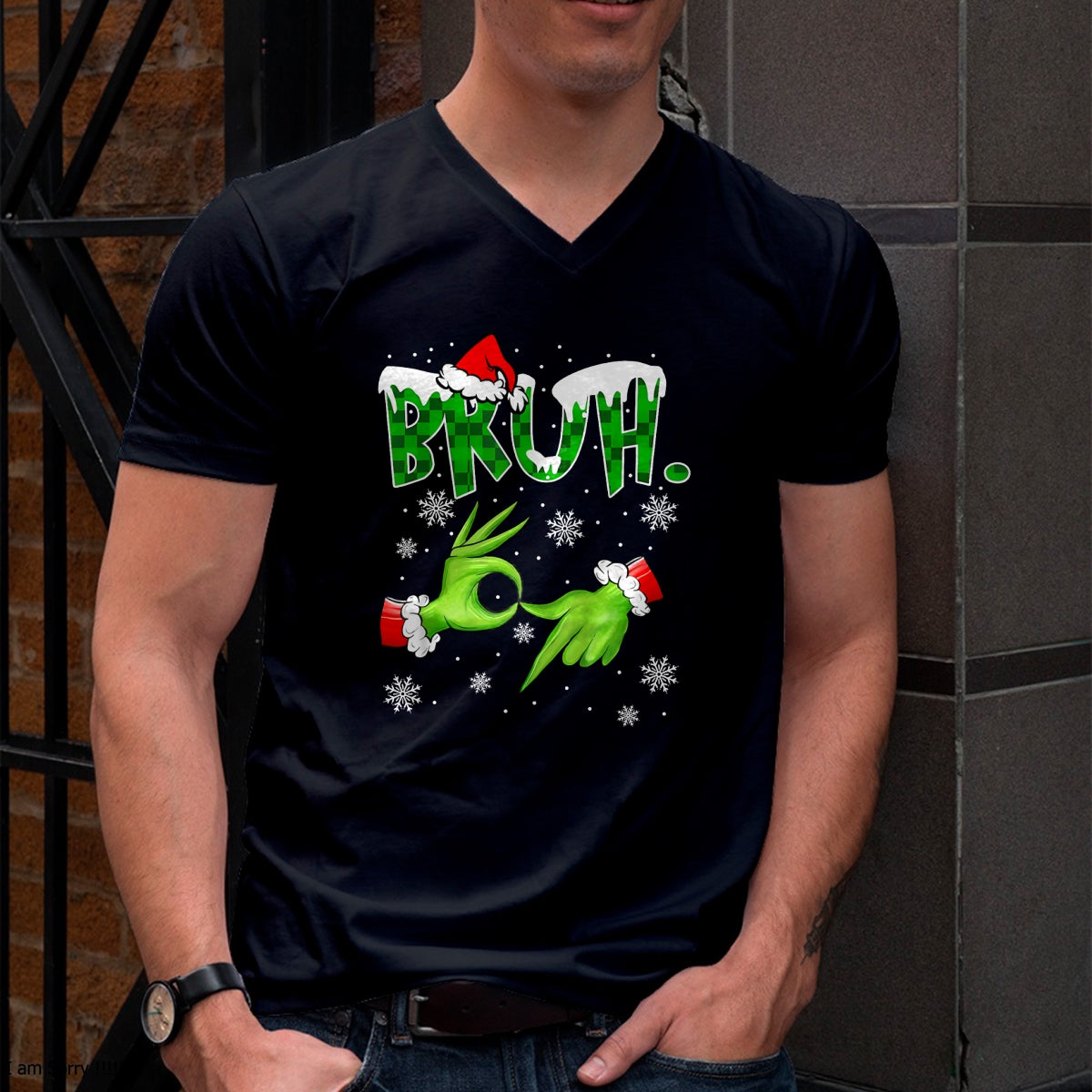 Bruh 67 Six Seven 6 7 Meme Christmas Funny Gen Alpha Slang T-Shirt  - Christmas Unisex T-Shirt/Hoodie/Sweatshirt - SNOW00