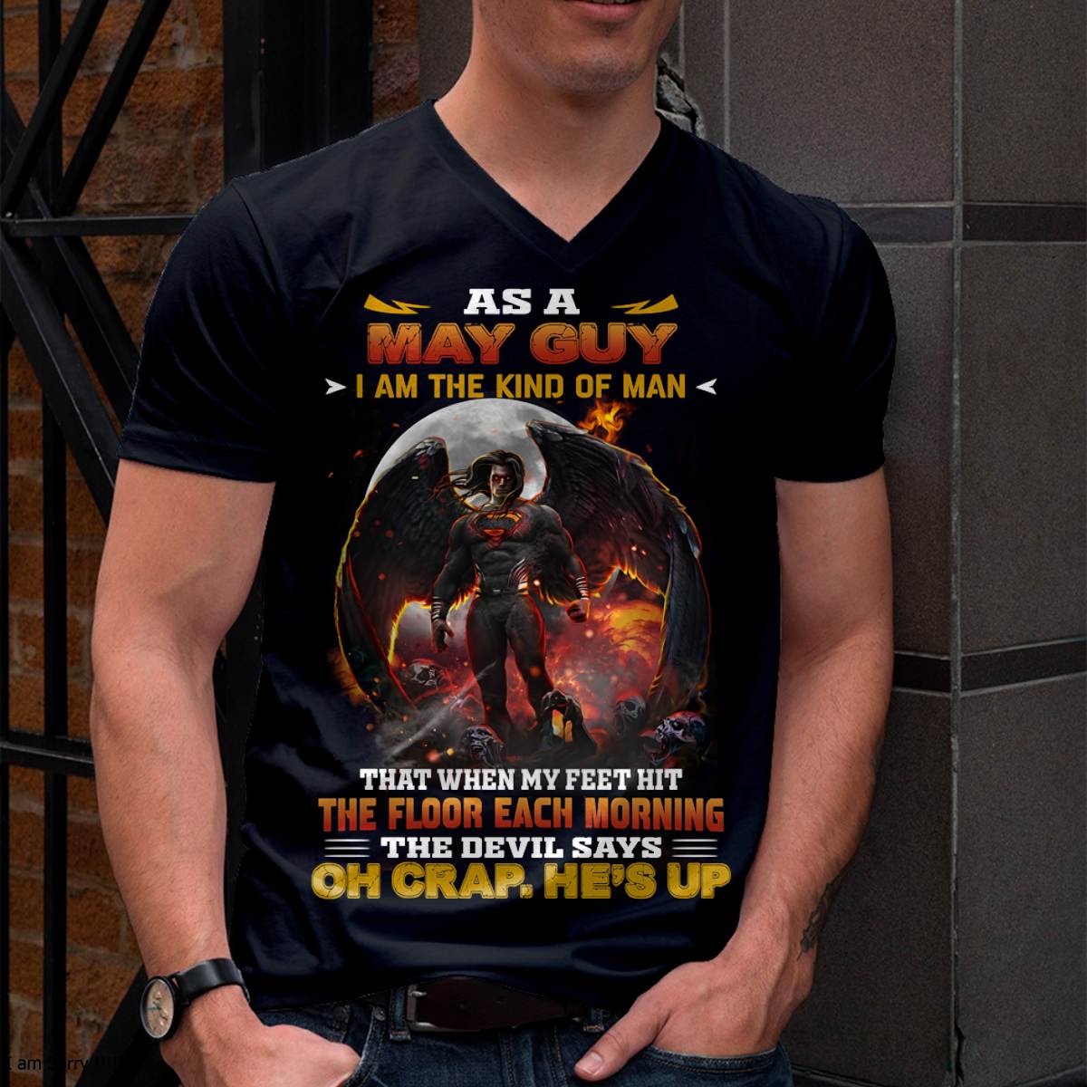 MAY, THE DEVIL SAYS OH CRAP, HE’S UP SNOW MALE05 (SKU26T-01249-05)