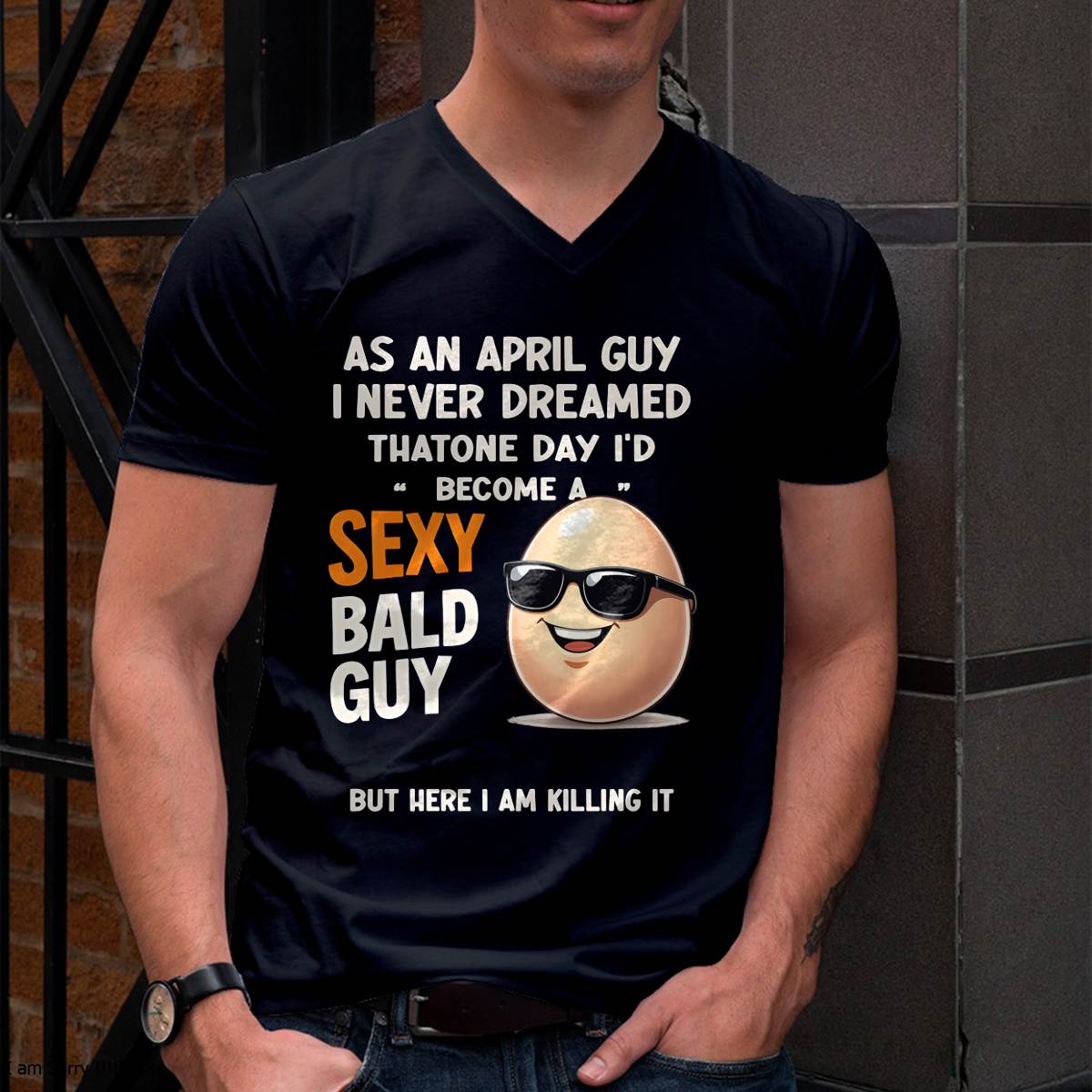 APRIL SHIRT FOR A SEXY BALD MAN - SNOW04 (SKU2603-290-04)