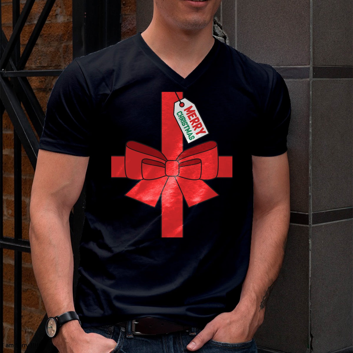Funny DIY Christmas Present Costume T-Shirt - Christmas Unisex T-Shirt/Hoodie/Sweatshirt - SNOW00