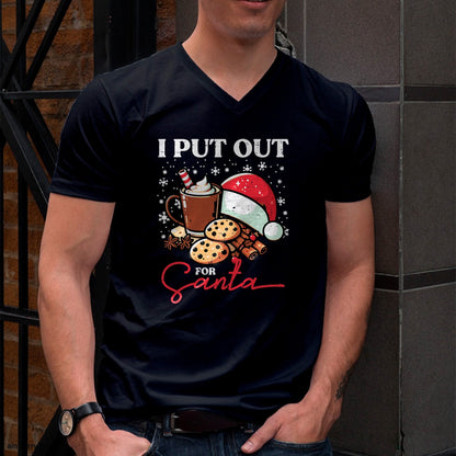 Christmas I Put Out For Santa Funny Xmas Kids Women Men T-Shirt - Christmas Unisex T-Shirt/Hoodie/Sweatshirt - SNOW00