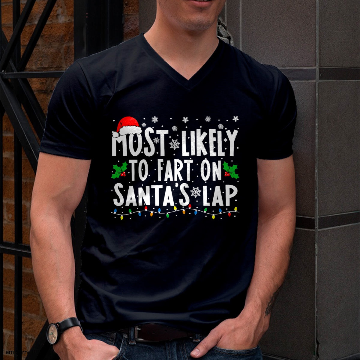 Most Likely to Fix Santa Sleigh Family Matching Christmas T-Shirt - Christmas Unisex T-Shirt/Hoodie/Sweatshirt - SNOW00