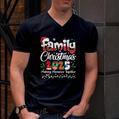 Family Christmas 2025 Matching Outfit Xmas Squad Santa T-Shirt - Christmas Unisex T-Shirt/Hoodie/Sweatshirt - SNOW00