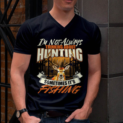 I'm Not Always Thinking About Hunting - Wildlife Deer Lover T-Shirt