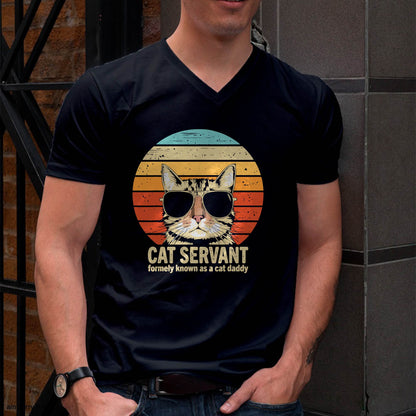 Cat Daddy Funny Fathers Day for Cat Dad T-Shirt