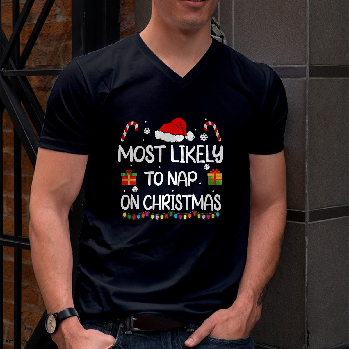 Most Likely To Nap On Christmas family funny matching T-Shirt - Christmas Unisex T-Shirt/Hoodie/Sweatshirt - SNOW00