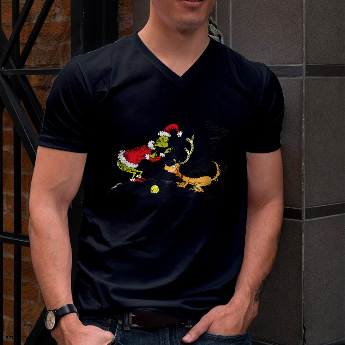 Dr. Seuss Reindeer T-shirt - Christmas Unisex T-Shirt/Hoodie/Sweatshirt - SNOW00