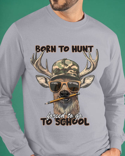 Forced to Go to School Deer Hunting T-Shirt