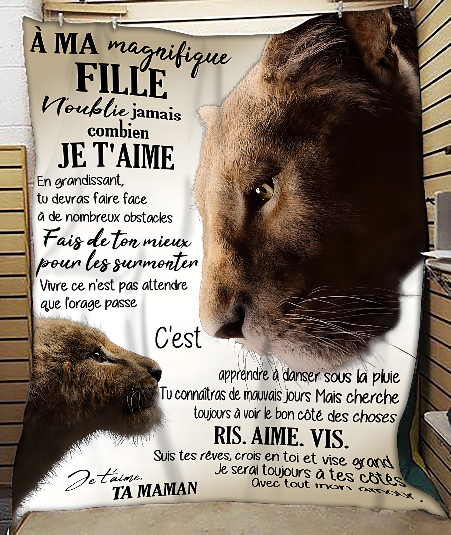 Cadeau Spécial Pour Ta Fille Couverture - De Maman