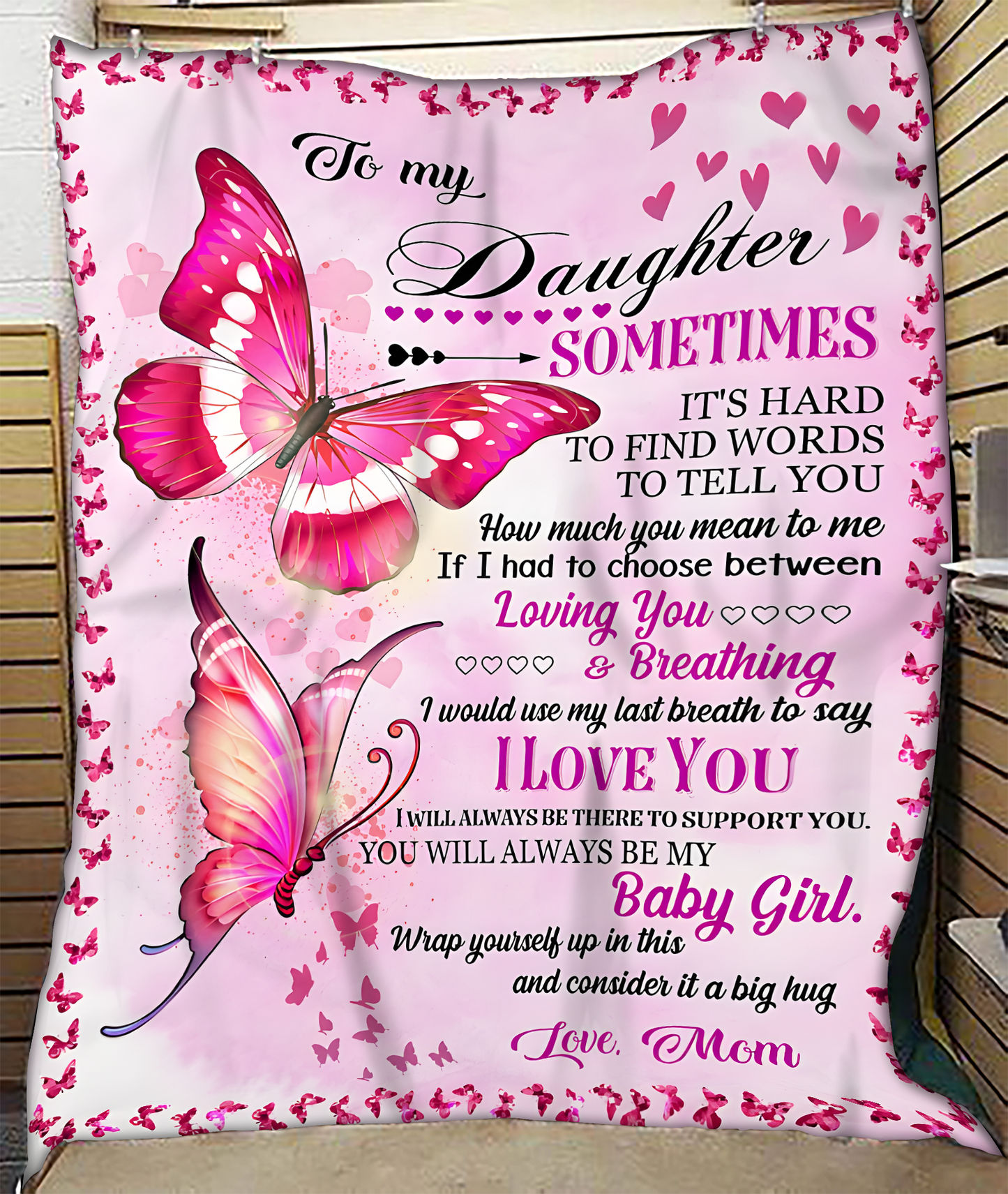 BLANKET FOR DAUGHTER – COMFORT & WARMTH GIFT FROM MOM Sherpa Fleece Quilt Blanket SNOW00