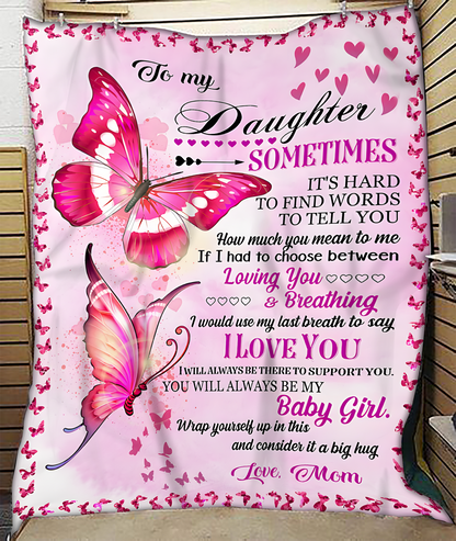 BLANKET FOR DAUGHTER – COMFORT & WARMTH GIFT FROM MOM Sherpa Fleece Quilt Blanket SNOW00