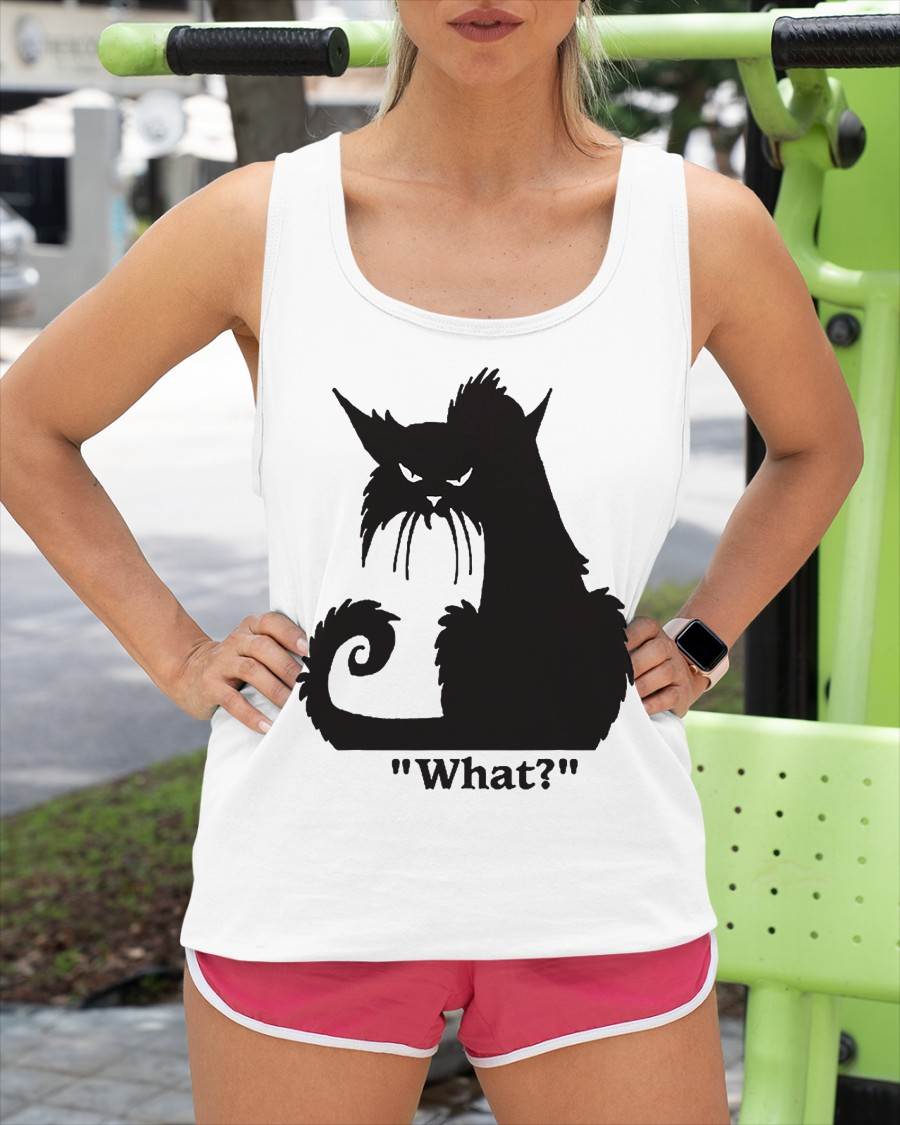 Cat What Funny Shirt T-Shirt