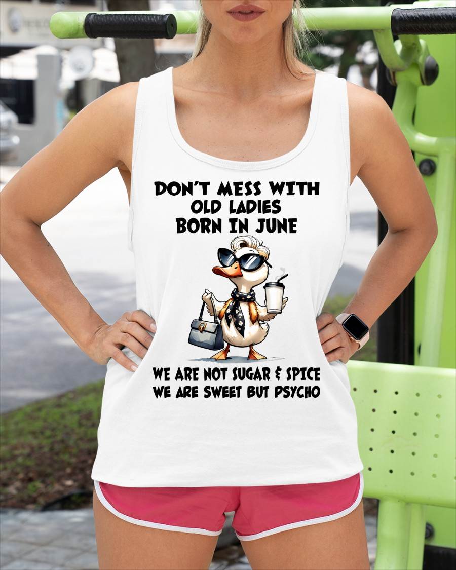 JUNE SHIRT, WE ARE NOT SUGAR & SPICE WE ARE SWEET BUT PSYCHO - SNOW06 (SKU2606-207-06)