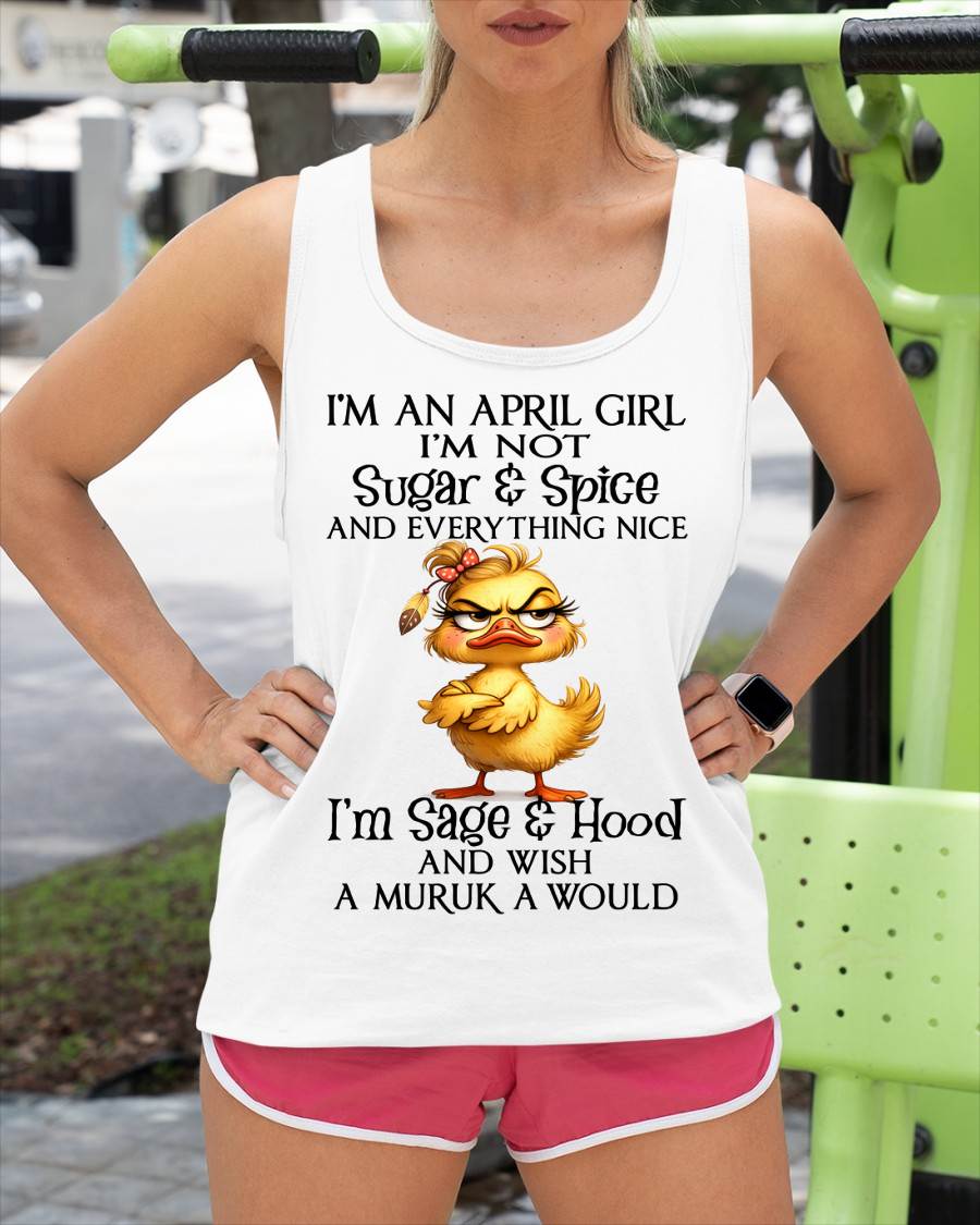 APRIL DUCK SHIRT, I’M NOT SUGAR & SPICE - SNOW04 (SKU2603-59-04)