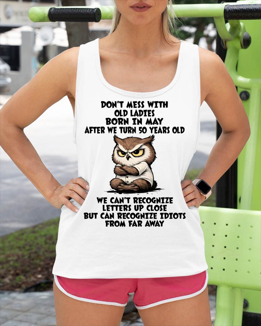 MAY SHIRT, RECOGNIZE IDIOTS FROM FAR AWAY - FMA SNOW05 (SKU2604-76-05)