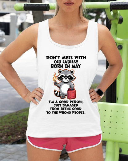 MAY SHIRT, DAMAGED FROM BEING GOOD TO THE WRONG PEOPLE - SNOW05 (SKU2604-282-05)