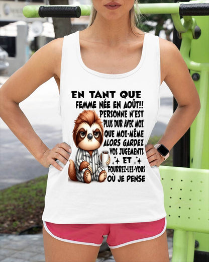 AOÛT SHIRT EN TANT QUE FEMME NÉE EN AOÛT - SNOW08 (SKU2605-205-08)