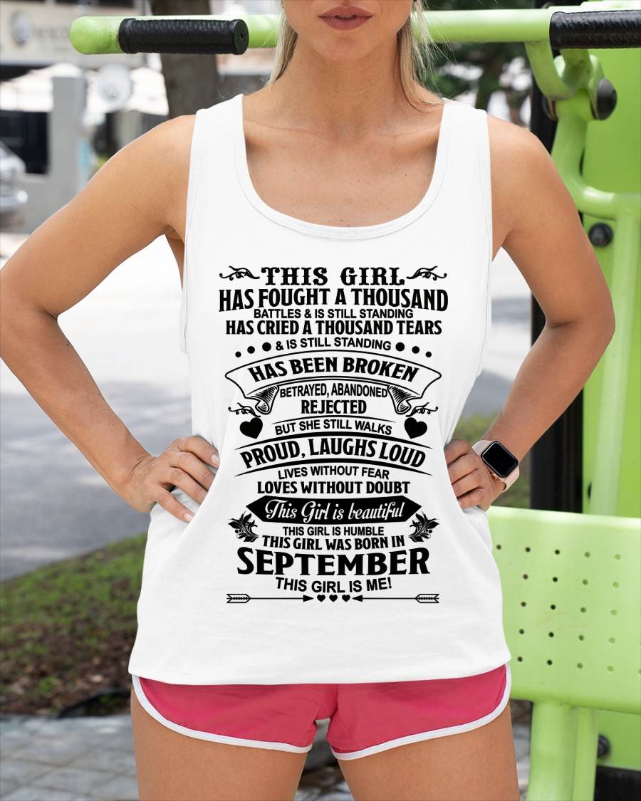 SEPTEMBER, This Girl is beautiful - SNOW MALE09 (SKU2602-208-09)