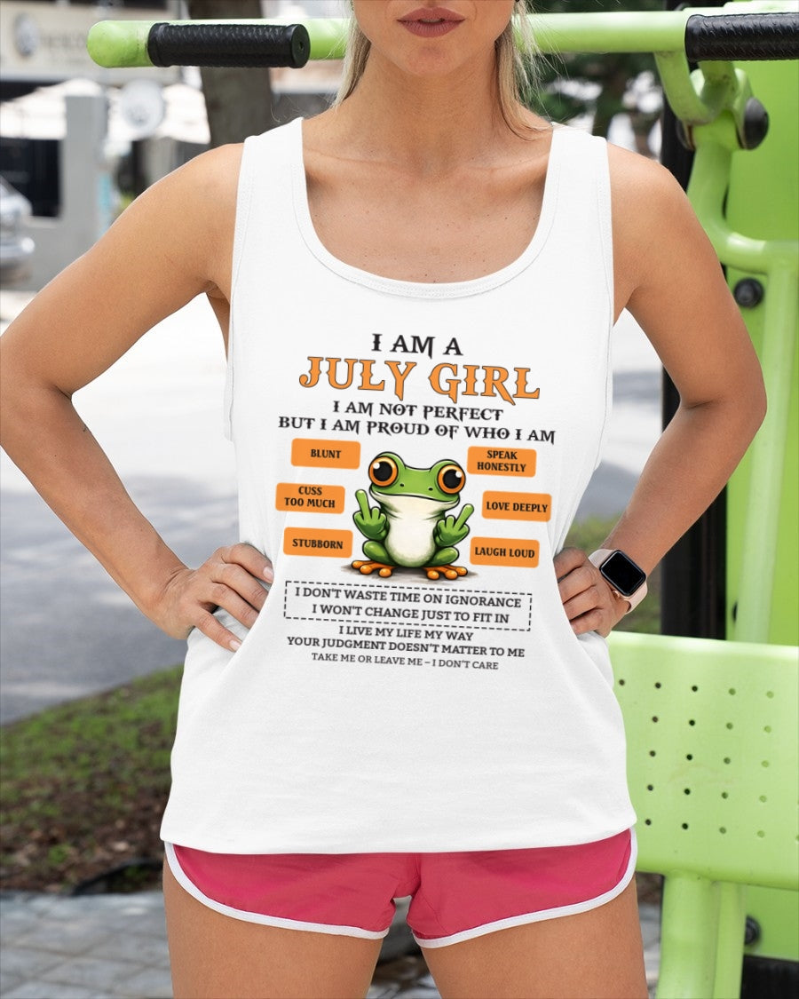 "I AM A JULY GIRL" - Birthday Gift For July Girls - FMA SNOW07 (SKU2602-189-07)