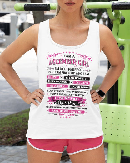 "I AM A DECEMBER GIRL" - Birthday Gift For December Girls - FMA SNOW12 (SKU26T-01260-12)