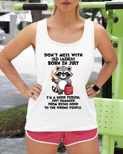 JULY SHIRT, DAMAGED FROM BEING GOOD TO THE WRONG PEOPLE - SNOW07 (SKU2604-282-07)