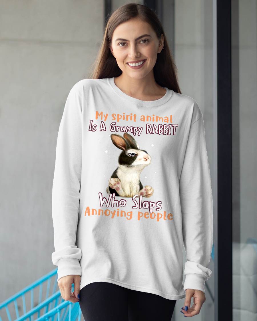 My Spirit Animal is a Grumpy Rabbit rabbit lovers T-Shirt