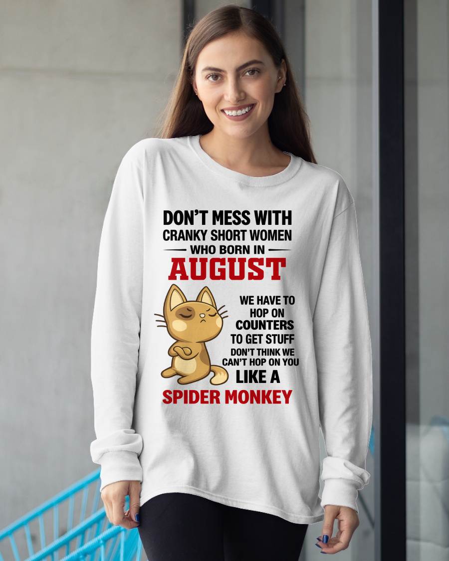 AUGUST SHIRT, DON'T MESS WITH SHORT LADY - FMA SNOW08 (SKU2603-310-08)