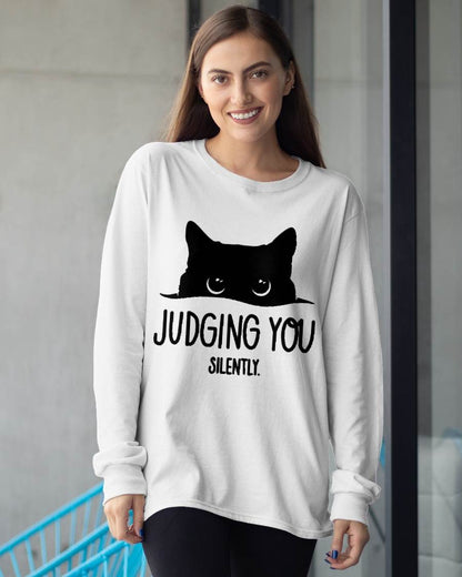 Cat Judging You Silently T-Shirt