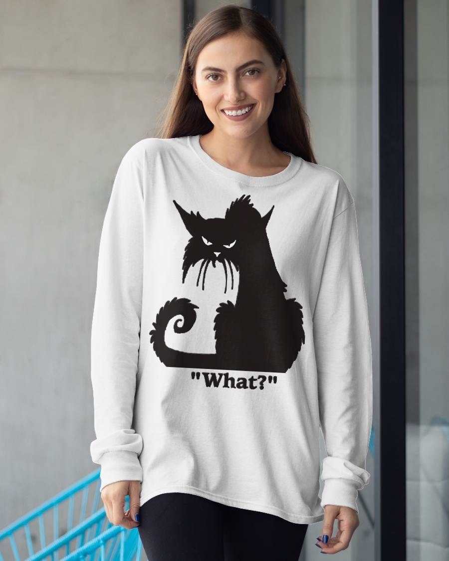 Cat What Funny Shirt T-Shirt