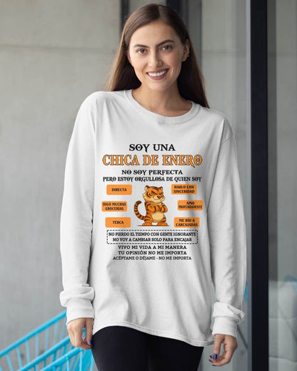JANUARY SHIRT, NO SOY PERFECTA PERO ESTOY ORGULLOSA DE QUIEN SOY - SNOW01 (SKU2604-45-01)