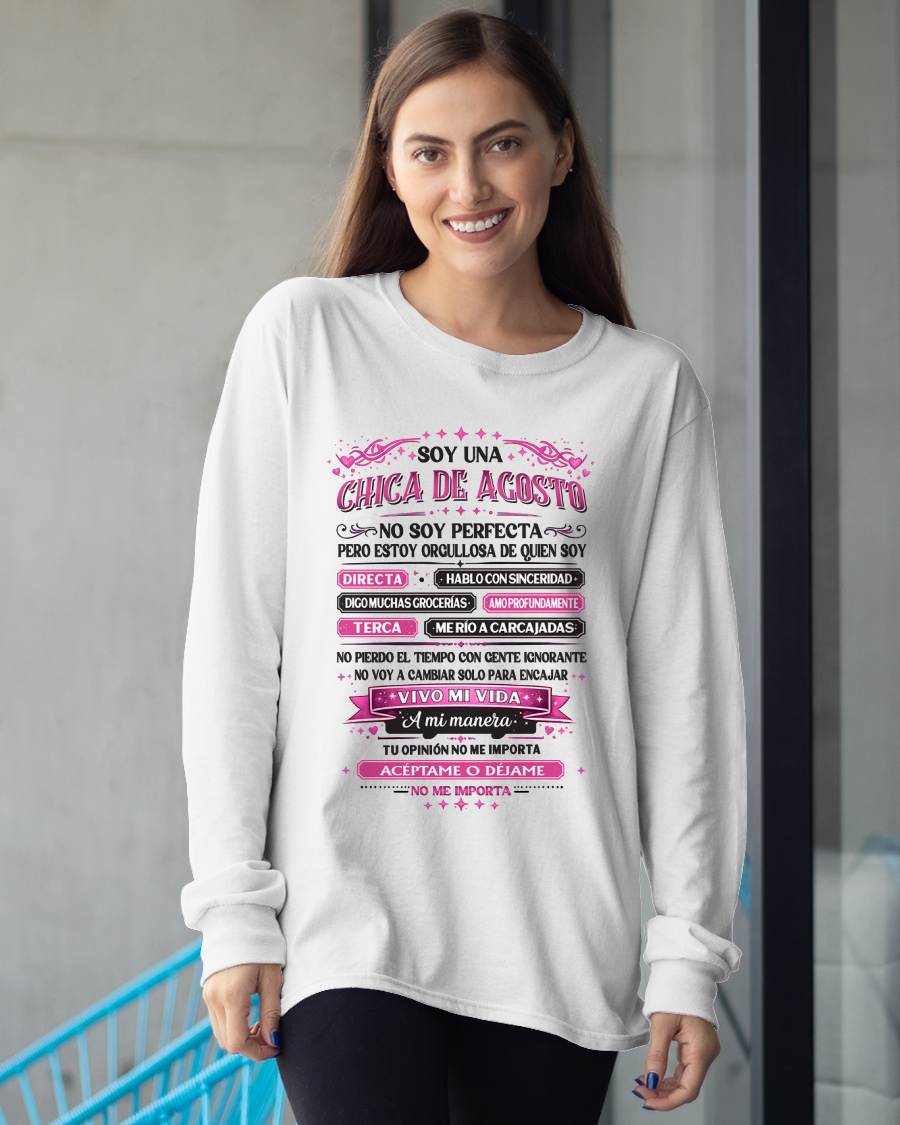 AUGUST SHIRT, NO SOY PERFECTA - SNOW08 (SKU2603-362-08)