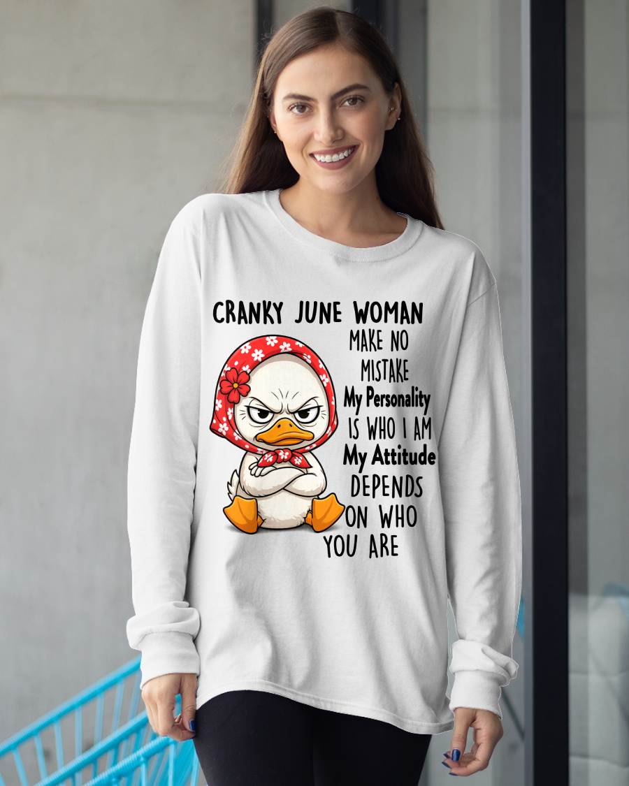 JUNE SHIRT, MY PERSONALITY IS WHO I AM - SNOW06 (SKU2605-266-06)